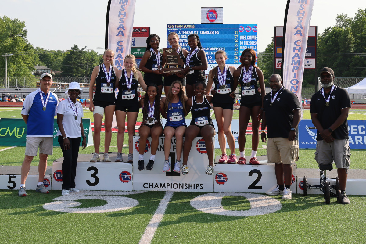 Lutheran St Charles Missouri girls track and field championships May 20 2023 Nate Latsch
